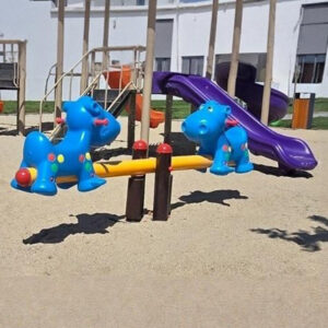 Balansoar 2 locuri cu scaune si diverse figurine 3D LJ615B plaja