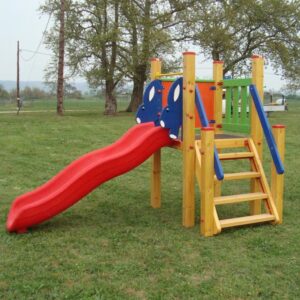 Tobogan pentru copii mici din polietilena sau metal LJ353