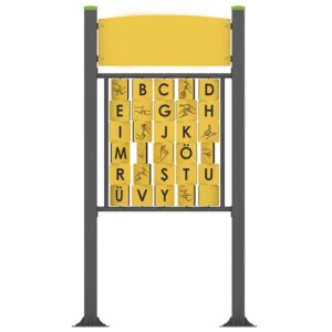 Joc educativ - Panou de joaca Invatarea alfabetului LJ2166