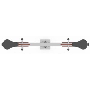 Balansoar metalic 2 locuri Fantome LJ2208