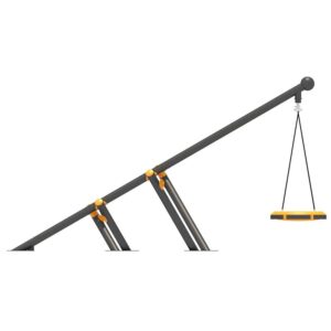 Leagan metalic tip catapulta cu sezut cuib LJ2434